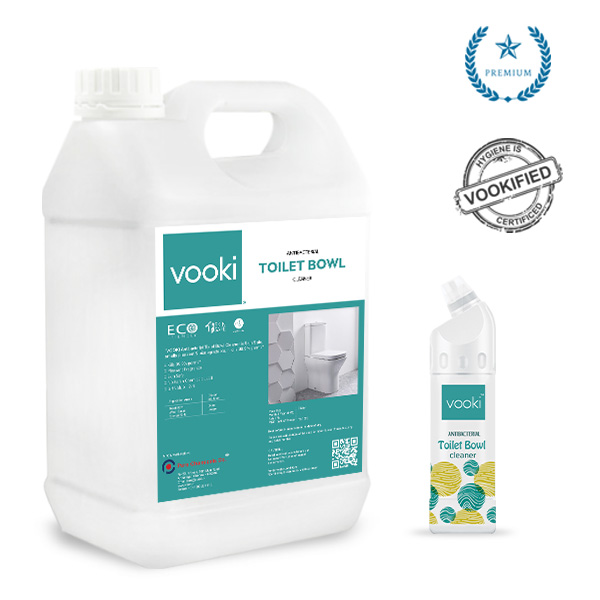 Vooki Toilet Bowl Cleaner | Kills 99.9% Germs | 100 Flush Protection| Antibacterial | Pleasant Smell