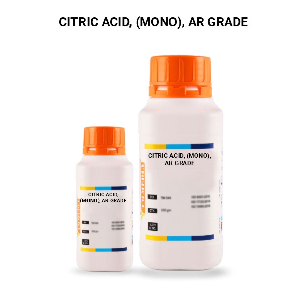 Citric Acid, (Mono), AR Grade