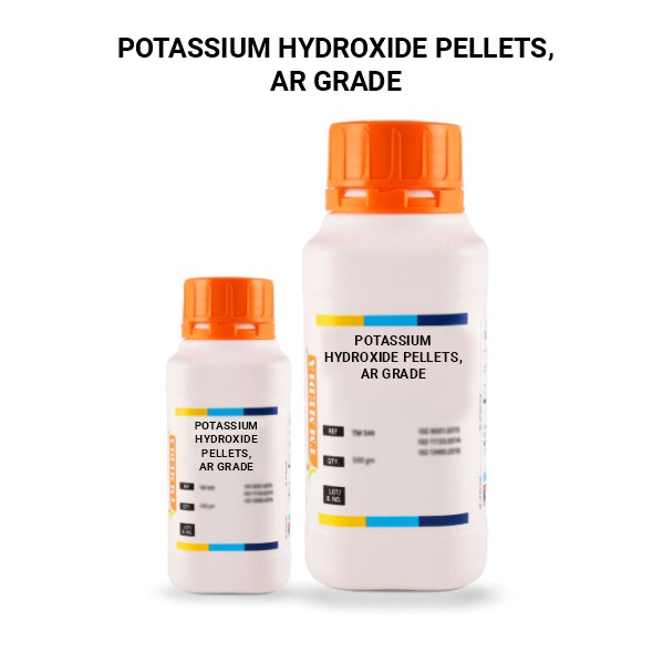 Potassium Hydroxide Pellets, AR Grade