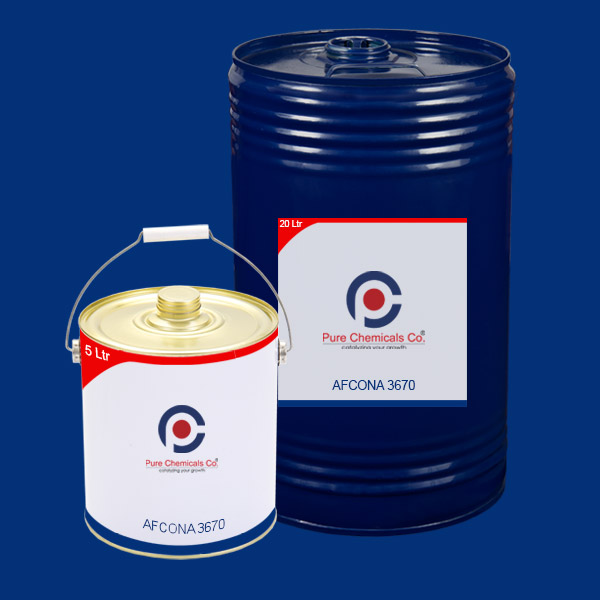 AFCONA 3670 | Fluorocarbon Modified Polyacrylic | Best Quality | Slightly Yellowish Liquid