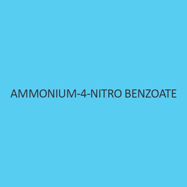 Ammonium 4 Nitro Benzoate