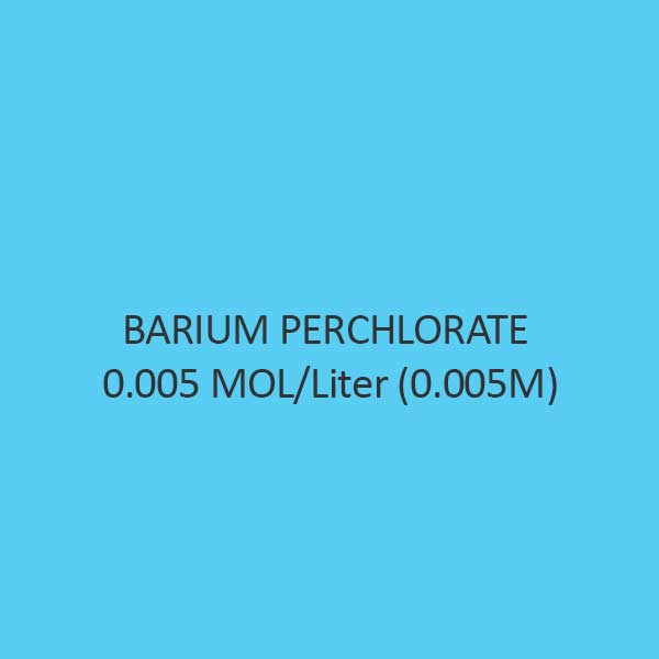 Barium Perchlorate 0.005 Mol Liter aqueous solution