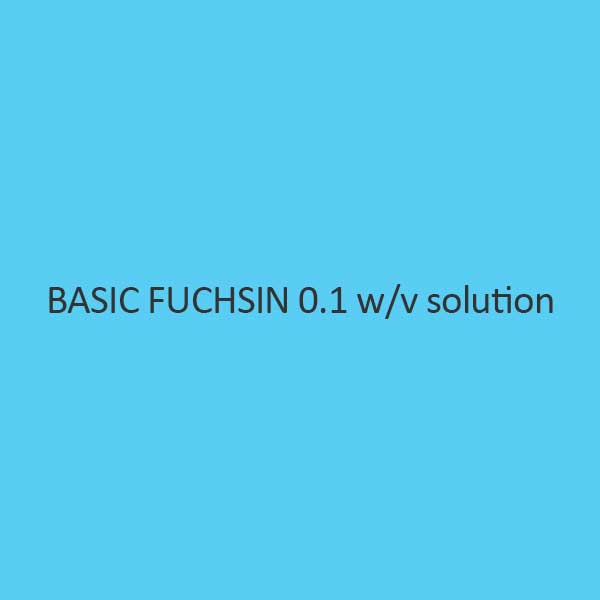 Basic Fuchsin 0.1 W Per V Solution