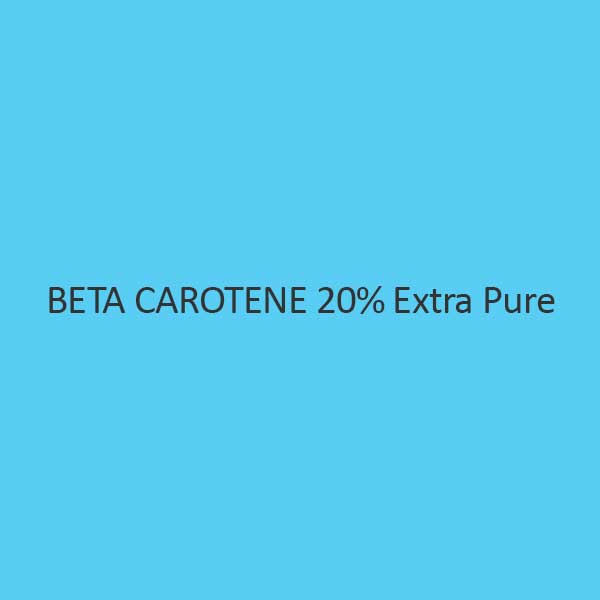 Beta Carotene 20 Percent Extra Pure