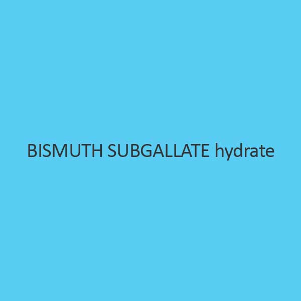 Bismuth Subgallate Hydrate