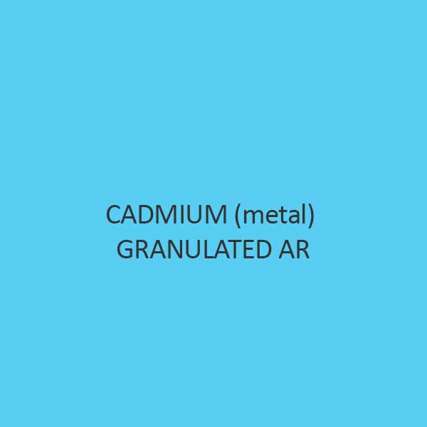 Cadmium Metal Granulated AR
