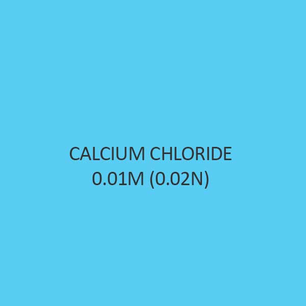 Calcium Chloride 0.01M 0.02N Standardized Solution