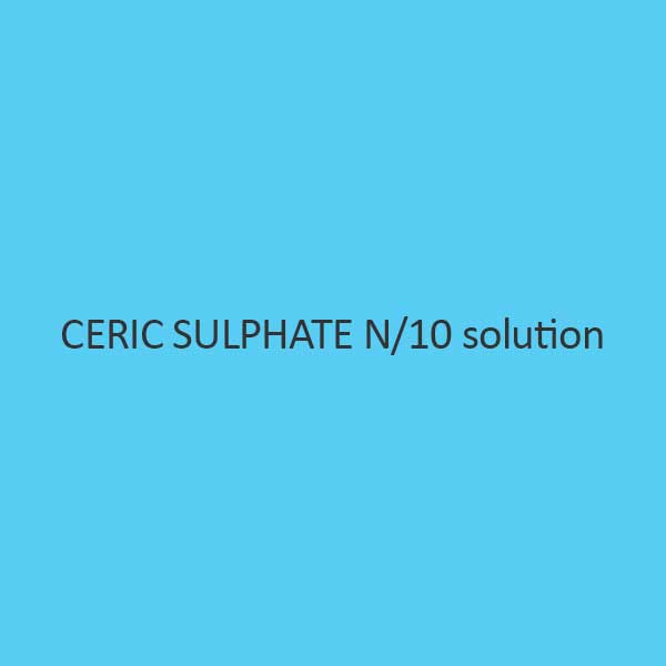 Ceric Sulphate N Per 10 Solution 0.1N Volumetric Solution