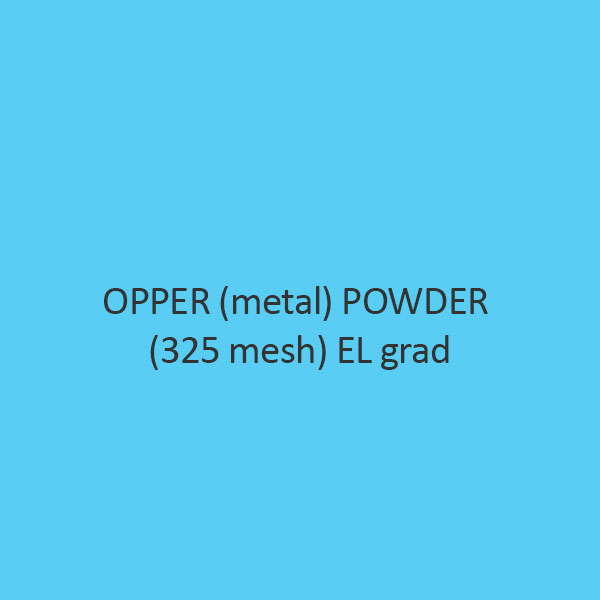 Copper Metal Powder 325 Mesh El Grade