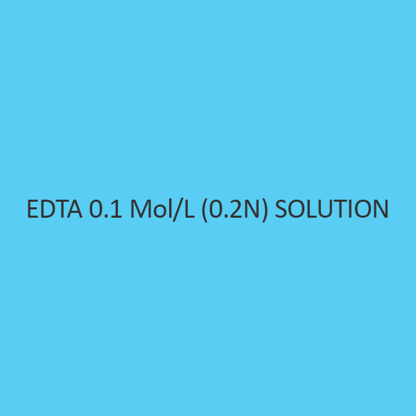 Edta 0.1 Mol per L (0.2N)
