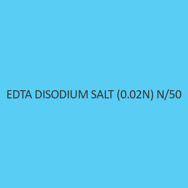 Edta Disodium Salt (0.02N) N per 50
