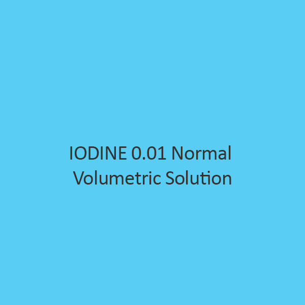 Iodine 0.01 Normal Volumetric Solution