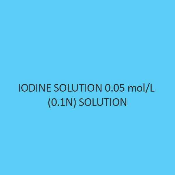 Iodine Solution 0.05 Mol Per L (0.1N) Solution For 500Ml