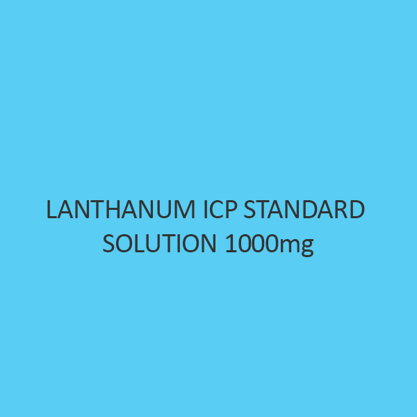 Lanthanum ICP Standard Solution 1000mg Per L in Nitric Acid