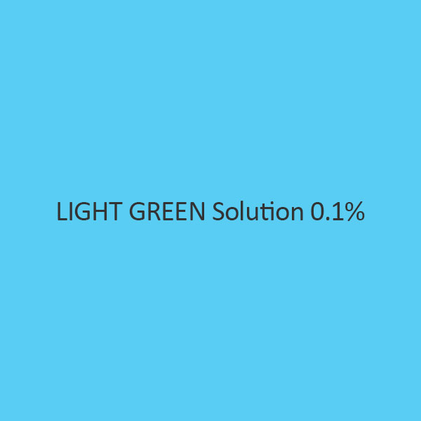 Light Green Solution 0.1 Percent