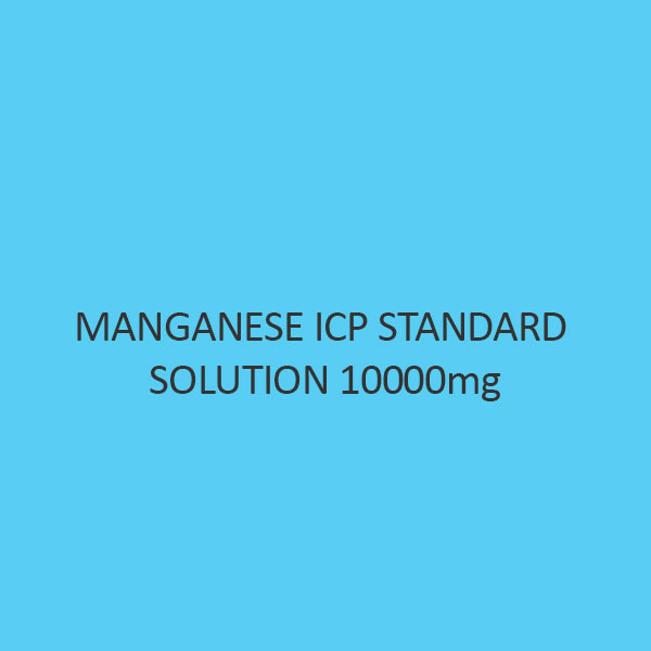 Manganese ICP Standard Solution 10000mg Per L in Nitric Acid