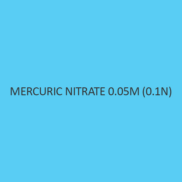 Mercuric Nitrate 0.05M 0.1N
