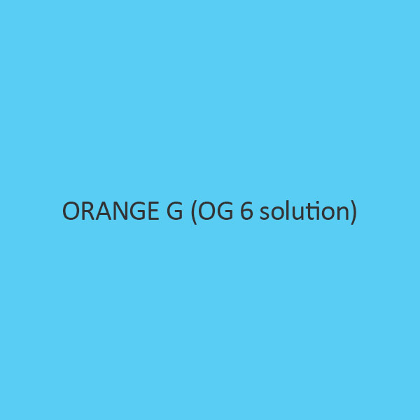 Orange G (Og 6 Solution) Aqueous Solution