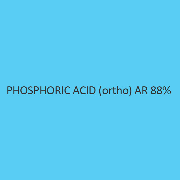 Phosphoric Acid (Ortho) AR 88 Percent (Ortho Phosphoric Acid)