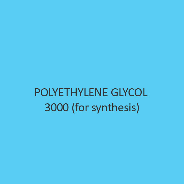 Polyethylene Glycol 3000 (For Synthesis) (Carbowax 3000)