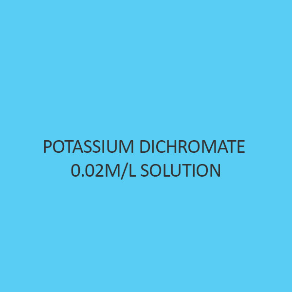 Potassium Dichromate 0.02M Per L Solution