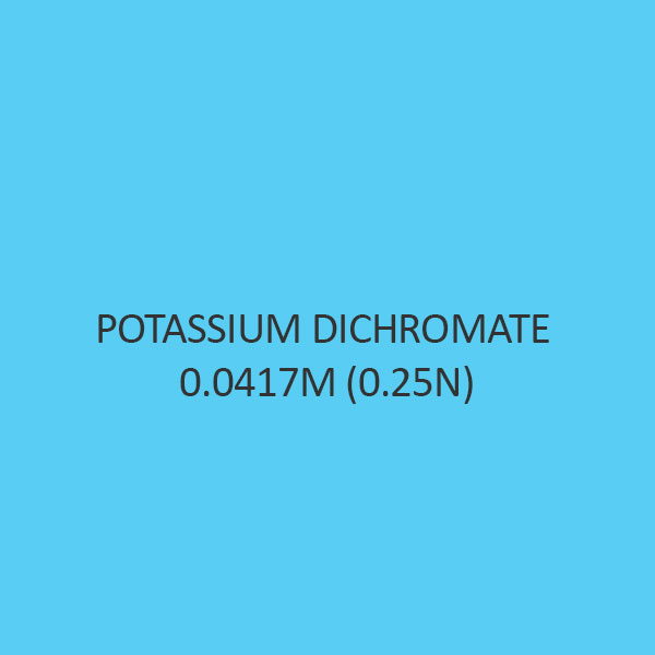 Potassium Dichromate 0.0417M (0.25N)