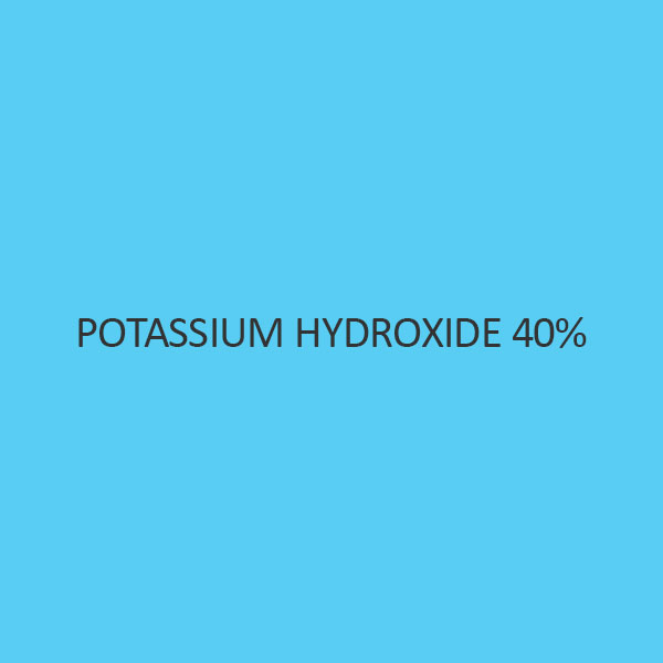 Potassium Hydroxide 40 Percent Solution (For Analysis)