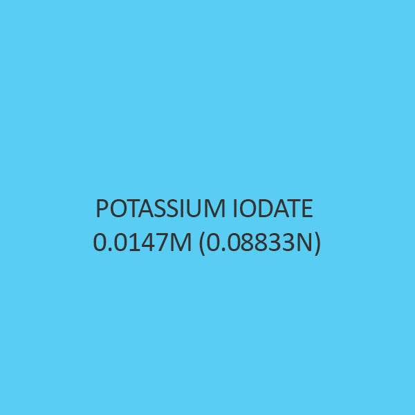 Potassium Iodate 0.0147M (0.08833N)