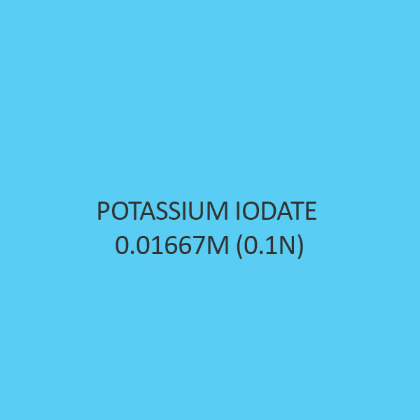 Potassium Iodate 0.01667M (0.1N)