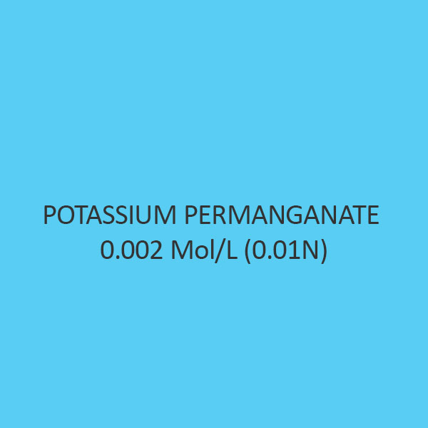 Potassium Permanganate 0.002 Mol Per L (0.01N)