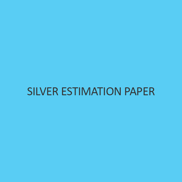 Silver Estimation Paper