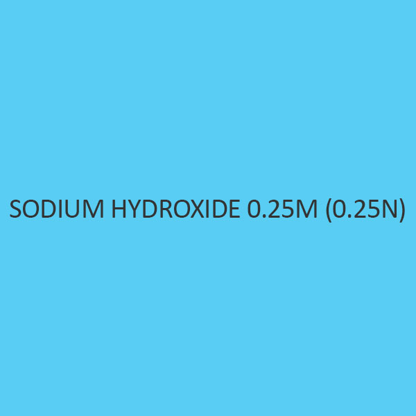 Sodium Hydroxide 0.25M (0.25N)