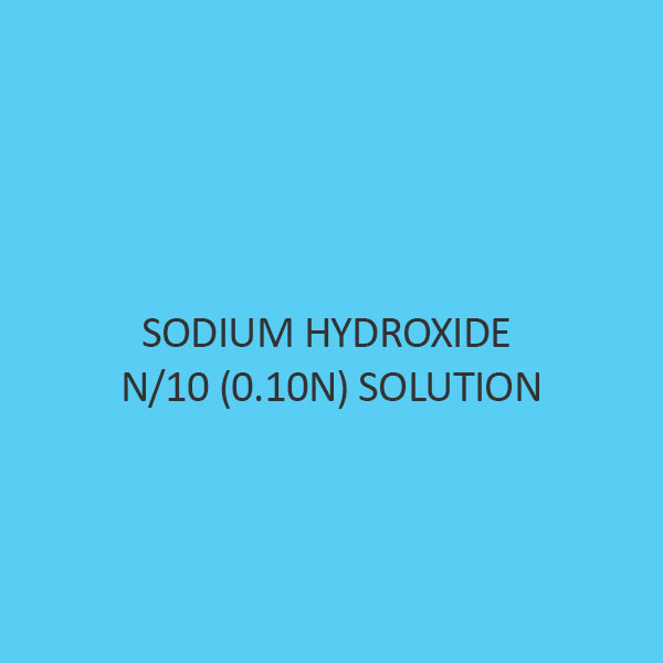 Sodium Hydroxide N per 10 (0.10N) Solution