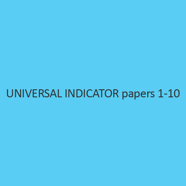 Universal Indicator papers 1 10