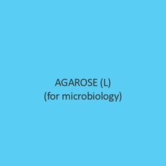 Agarose Low EEO For Microbiology