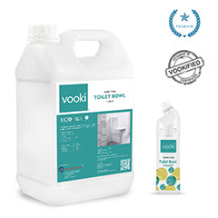 Toilet Bowl Cleaner | Kills 99.9% Germs | 100 Flush Protection| Antibacterial | Eco-Friendly |Vooki