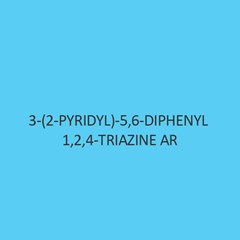 3 (2 Pyridyl) 5 6 Diphenyl 1 2 4 Triazine AR (Pdt)