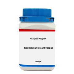 Sodium sulfate anhydrous AR 500 GM