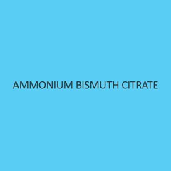 Ammonium Bismuth Citrate