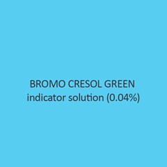 Bromo Cresol Green Indicator Solution