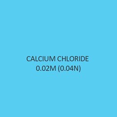 Calcium Chloride 0.02M 0.04N Standardized Solution