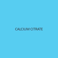 Calcium Citrate Tetrahydrate