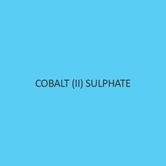 Cobalt (II) Sulphate Heptahydrate