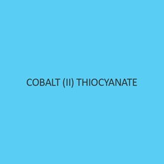 Cobalt (II) Thiocyanate