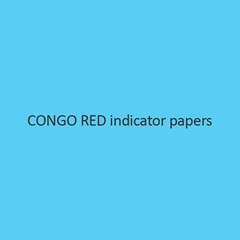 Congo Red Indicator Papers