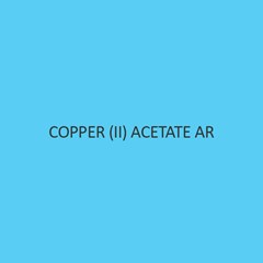 Copper II Acetate AR Monohydrate