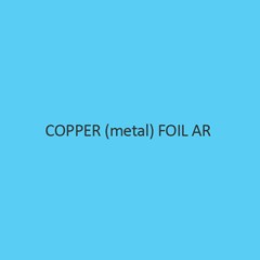 Copper Metal Foil Approx. 0.1 Mm AR