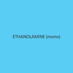 Ethanolamine (mono)