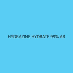 Hydrazine Hydrate 99 Percent AR