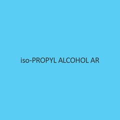 Iso Propyl Alcohol AR
